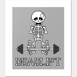 Deadlift Skeleton Posters and Art